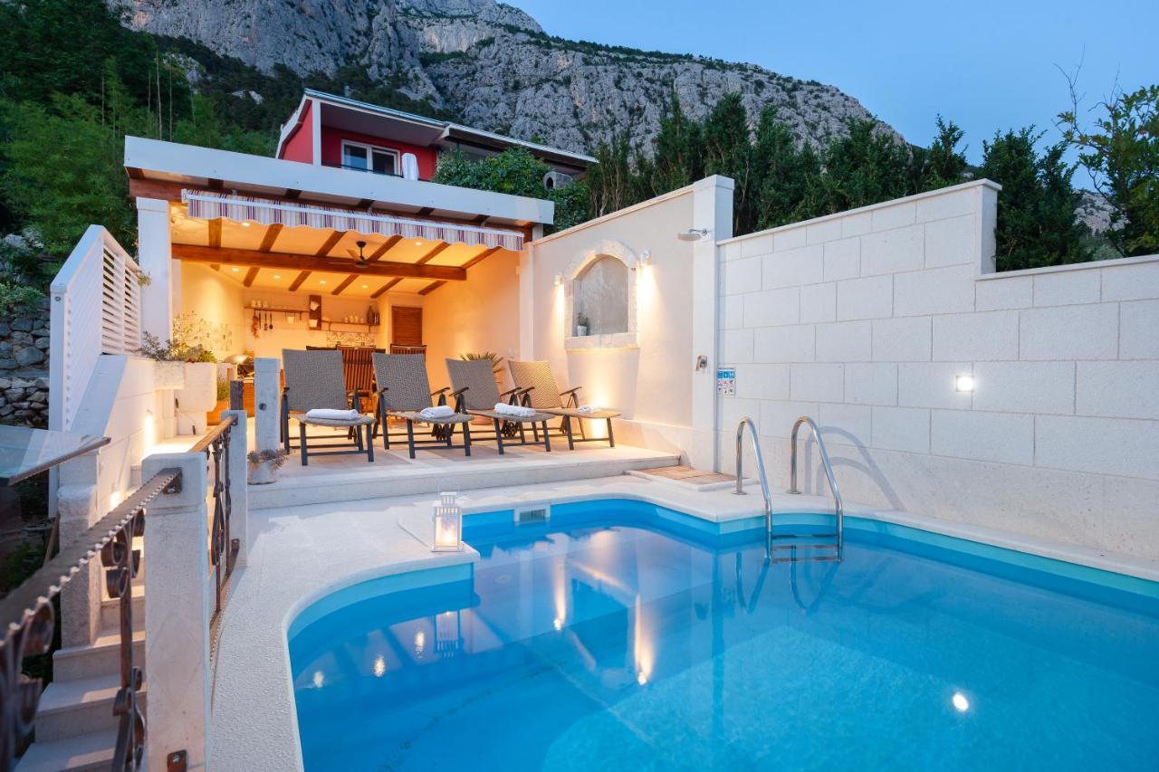 Idyllic Villa Marieta With Private Pool And Unforgettable View Makarska Zewnętrze zdjęcie
